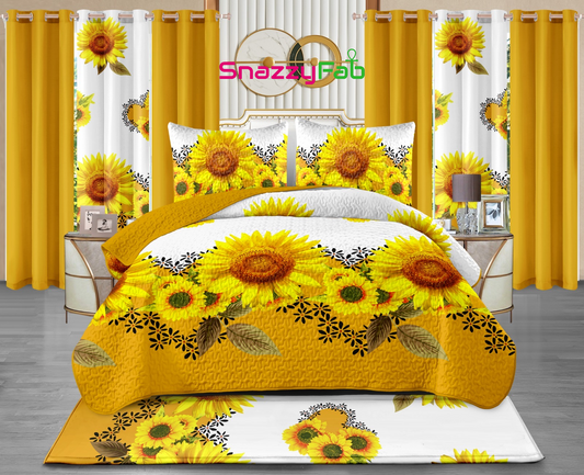 11 Pieces Bedspread With Matching Curtains & Bath Decor, 24 Pieces Bedspread With Matching Curtains & Bath Decor , 9ieces Bedspread With Matching Curtains & Bath Decor, comforter set, curtains, home goods, snazzyfab